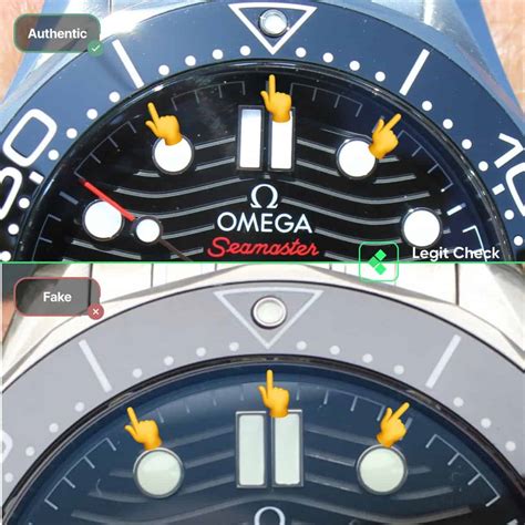 fake omega vs real|omega seamaster knockoff.